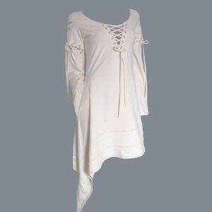 Handmade White Hippie/Midsommar Dress